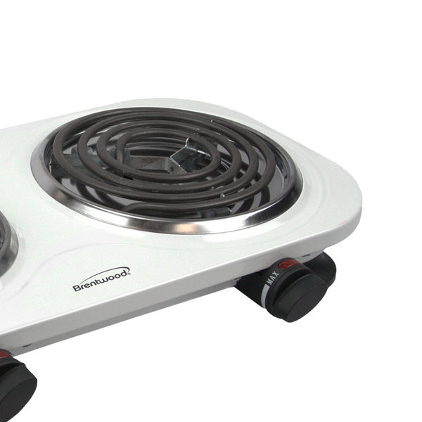 Brentwood 1500 Watt Electric Double Burner Wayfair